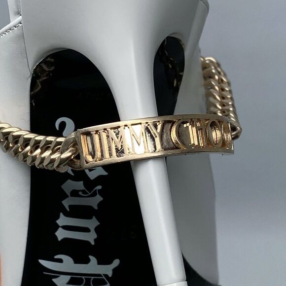 Jimmy Choo JEAN PAUL GAULTIER Bing 90MM Mules size 37.5 - Picture 11 of 15